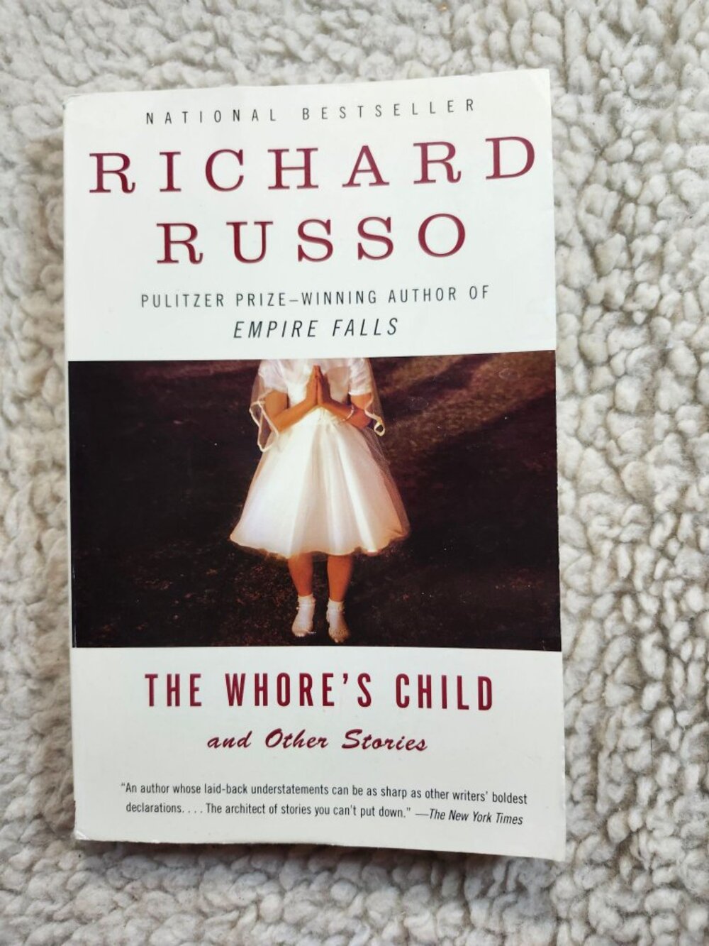 Richard Russo The Whor's Child And Other Stories Vintage Paperback